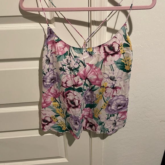 Victoria's Secret Pink and Purple Camisole Crop Top - Picture 1 of 3